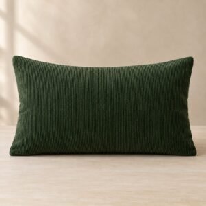 Housse de coussin en velours côtelé, 50 x 30 cm, shown on a plain studio background